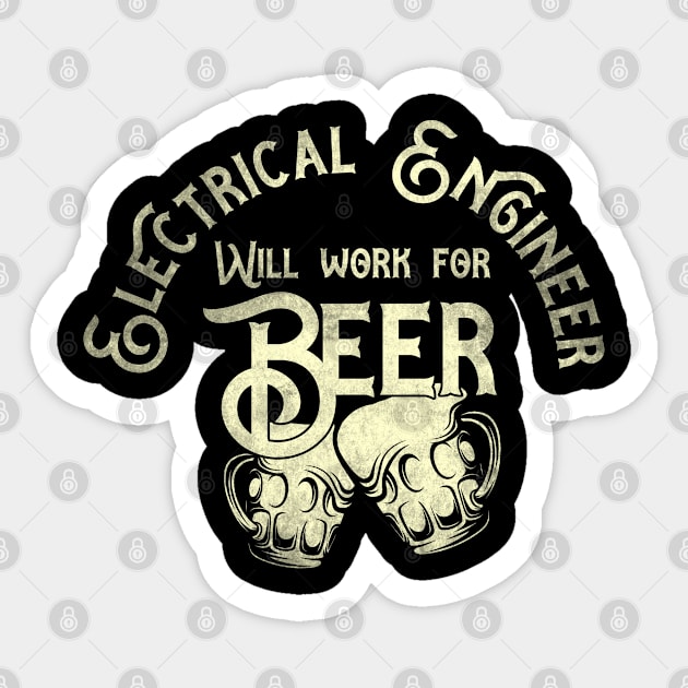 Electrical engineer job gift . Perfect fitting present for mom girlfriend mother boyfriend mama gigi nana mum uncle dad father friend him or her Sticker by SerenityByAlex